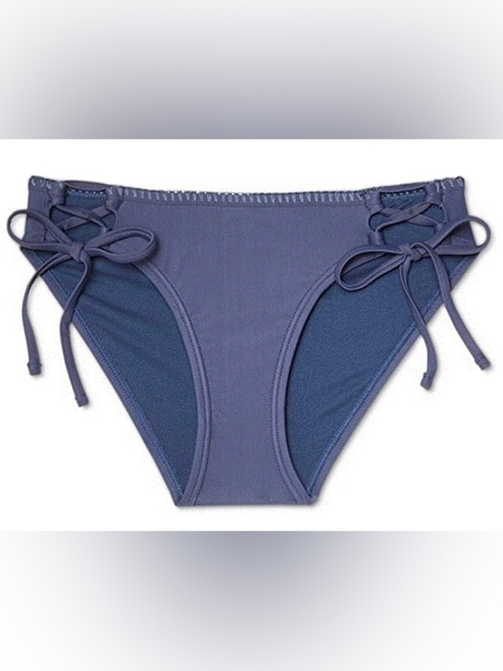 Xhilaration Navy Blue Side-Tie Bikini Bottom
